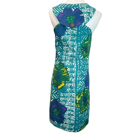 Anthropologie Vanessa Virginia Boho Floral Shift Dress Size 6 Sleeveless - Picture 3 of 12